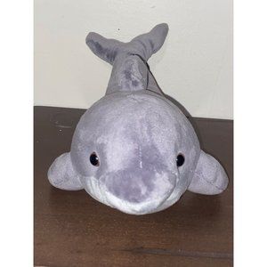 Destination Nation Gray Dolphin 16" Plush Stuffed Animal Toy